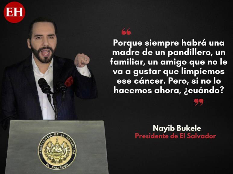 Las advertencias de Nayib Bukele a los pandilleros en El Salvador