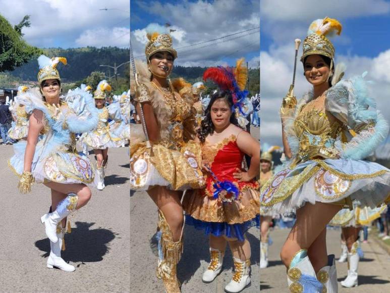 ¡Qué elegancia! Espectaculares palillonas del Instituto Cosme García de Danlí