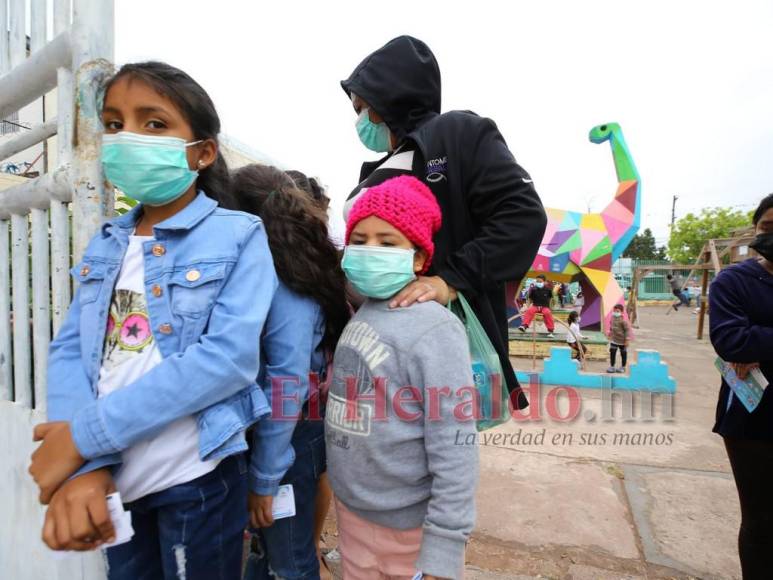 Así arrancó la jornada de vacunación a niños de 5 años en adelante (Fotos)