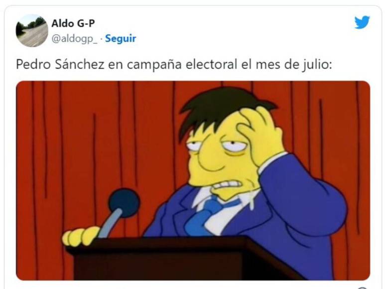 Jornada electoral en España deja ola de divertidos memes y Pedro Sánchez es el protagonista