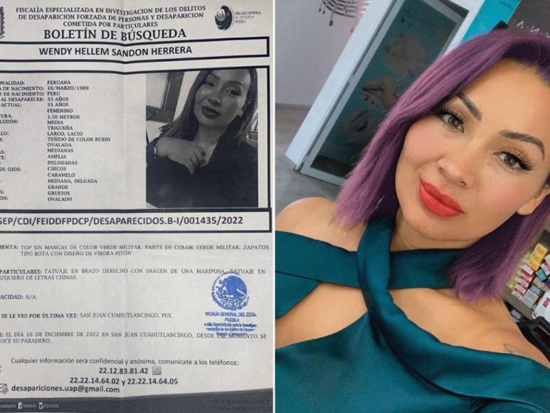 ¿Qué se sabe del crimen de la estilista peruana Wendy Sandon en Puebla?