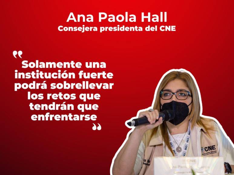 Frases de la consejera del CNE durante la convocatoria a las primarias