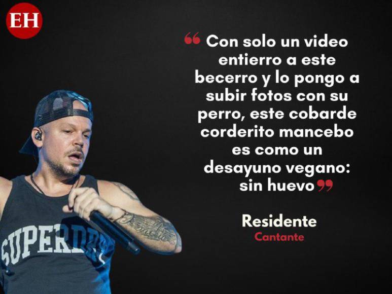 Las mejores frases de la tiradera de Residente a J Balvin