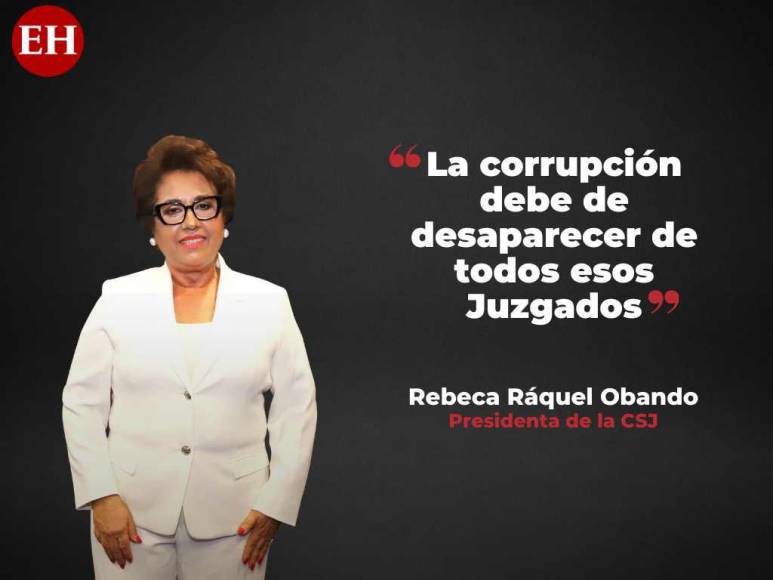 “No me temblará a mí la mano, ni a mis compañeros, para tomar todas las acciones necesarias”: las declaraciones de Rebeca Ráquel, presidenta de la Corte Suprema de Justicia