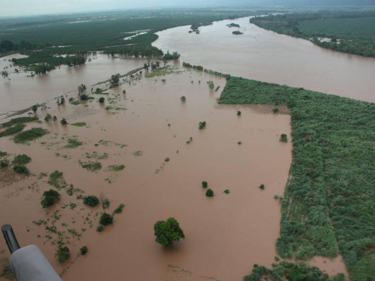 Fuertes lluvias inundan a El Progreso y el Valle de Sula