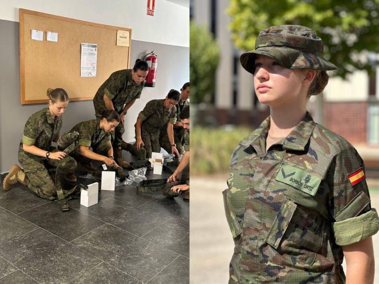 Así fue el ingreso de la princesa Leonor a la academia militar