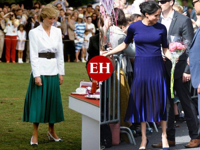 Momentos en los que Meghan Markle llevó looks que recordaron a la princesa Diana