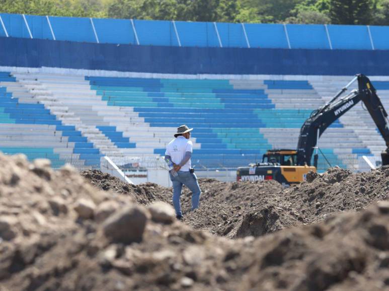 Sistema de drenaje colapsado, pésimo engramillado y varias irregularidades: los hallazgos en el Estadio Nacional