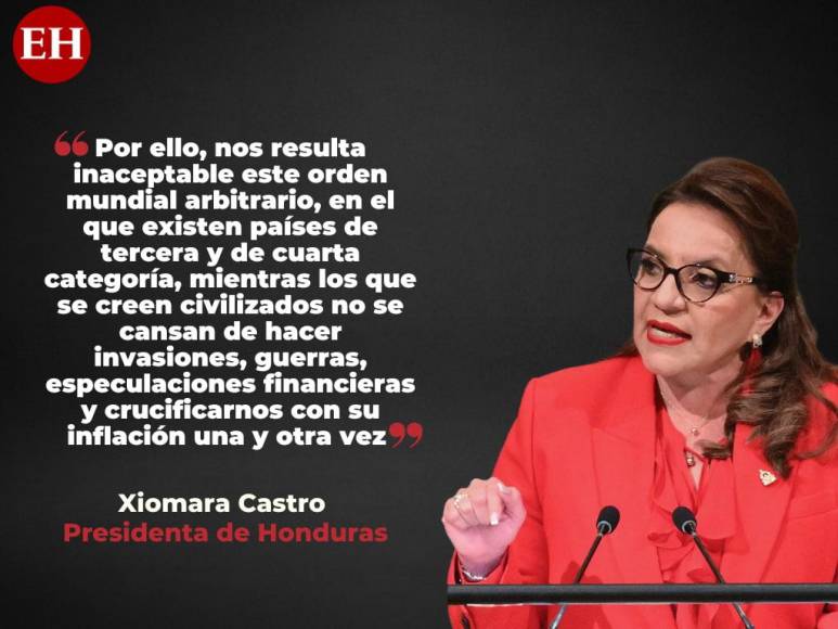 “Terminaremos con los monopolios y los oligopolios”: Las frases de Xiomara Castro en la Asamblea General de la ONU