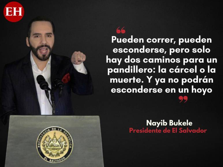 Las advertencias de Nayib Bukele a los pandilleros en El Salvador