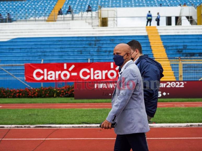 Caninos, Olímpico vacío y futbolistas listos: imágenes de la previa Honduras vs. México