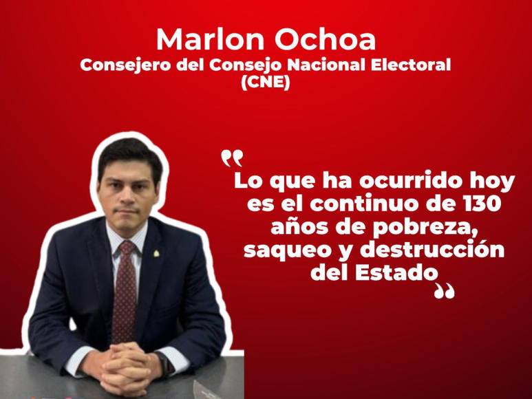 Frases de Marlon Ochoa al conocer que no presidirá el CNE en ningún proceso electoral