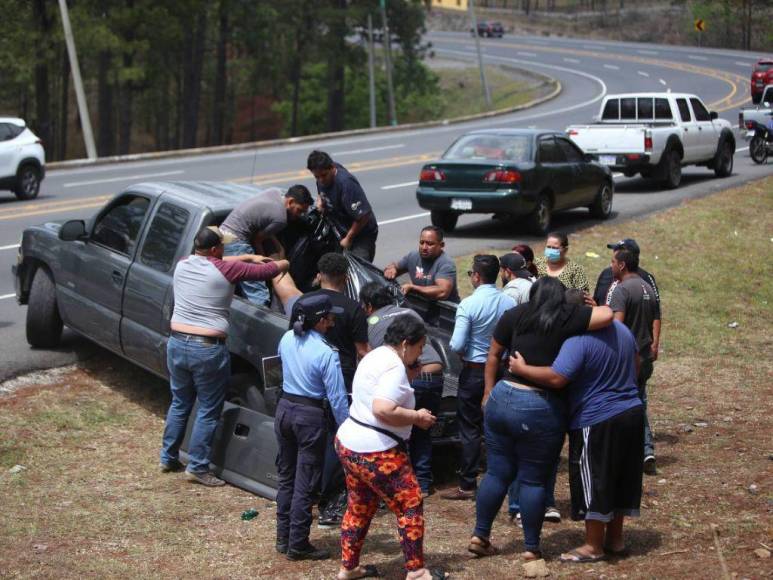 Familiares levantaron el cuerpo de hombre asesinado en la CA-5: fotos de la escena del crimen