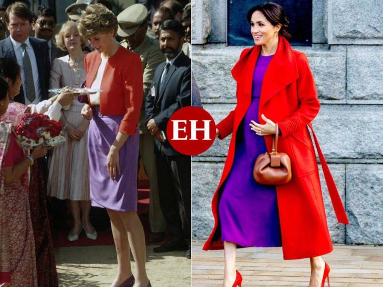 Momentos en los que Meghan Markle llevó looks que recordaron a la princesa Diana