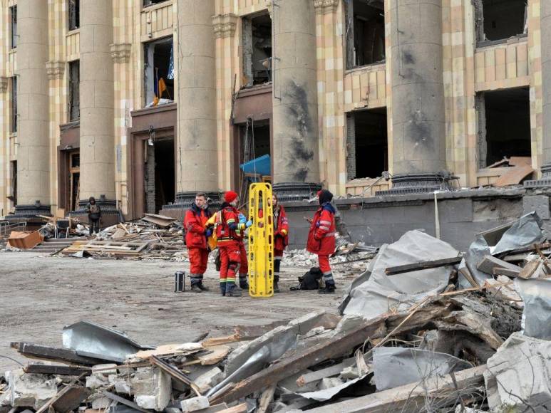 Impactantes imágenes del sexto día de invasión en Ucrania