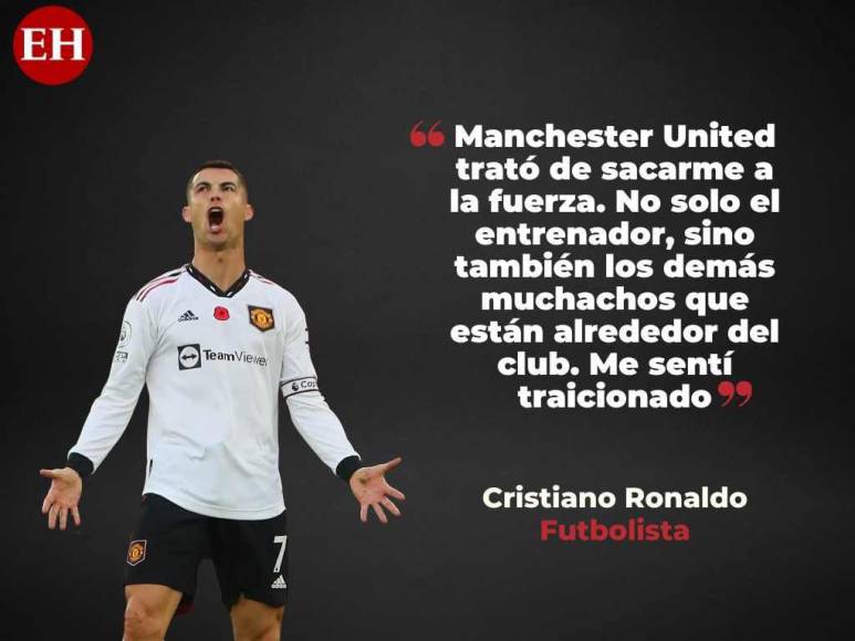 Malestar total: Las polémicas frases de Cristiano Ronaldo contra directivos del Manchester United