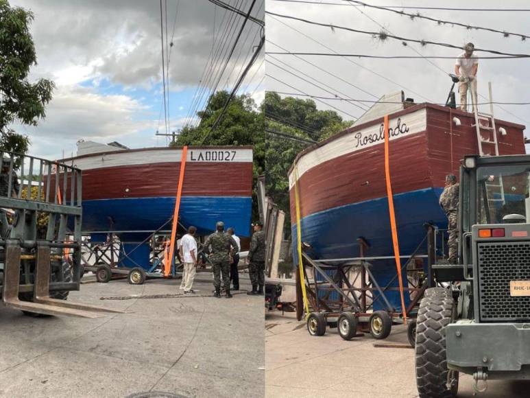 Continúa la odisea de Rosalinda, el velero varado en El Reparto que busca salir al mar