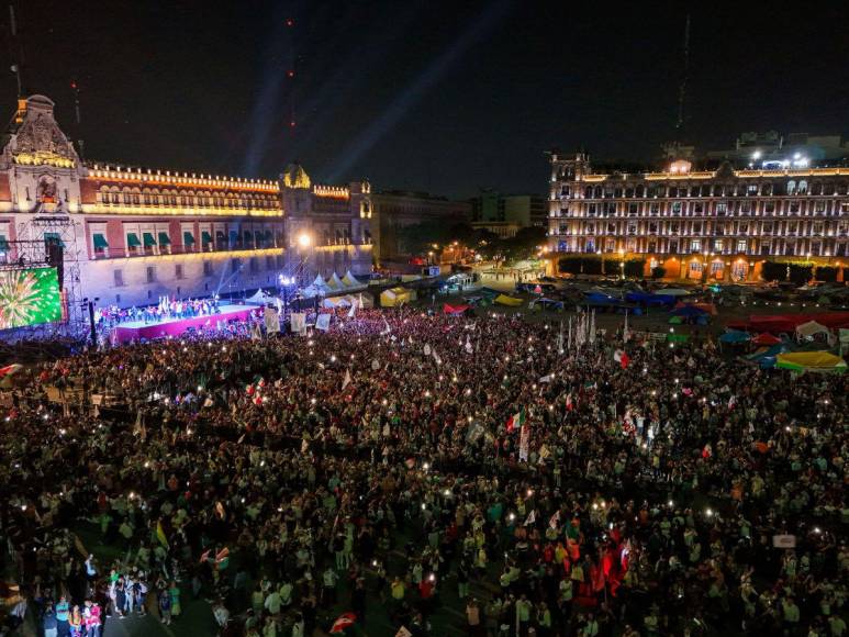 Fiesta en México: triunfo de Sheinbaum como presidenta es celebrado por miles de personas