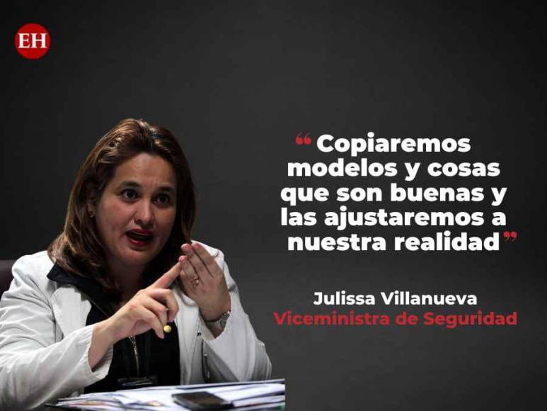 Las frases destacadas de Julissa Villanueva durante la presentación de medidas para intervenir las cárceles en Honduras