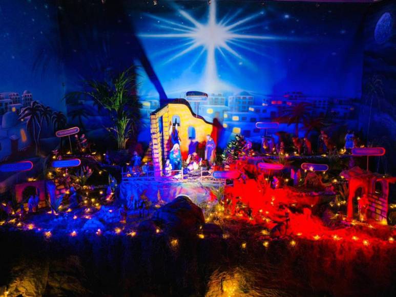 Navidad: Capitalino sorprende con nacimiento de Jesús en barrio El Chile