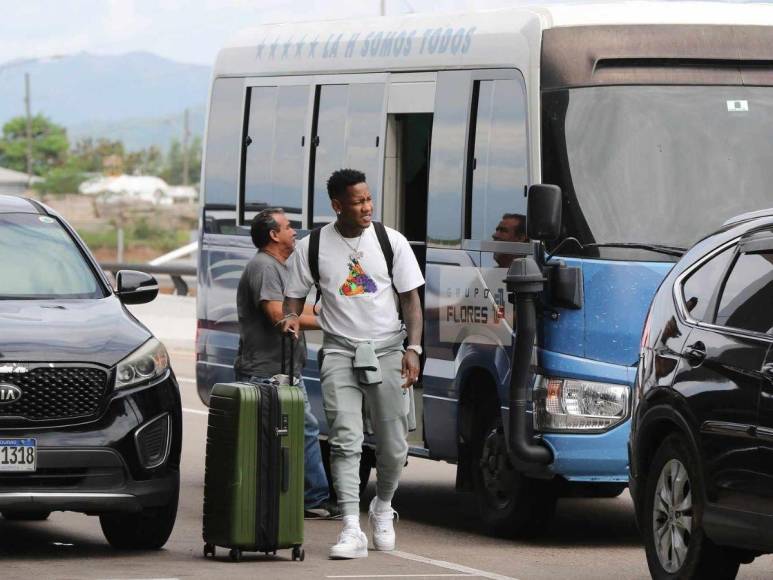 Los legionarios de la selección dicen “adiós” a Honduras