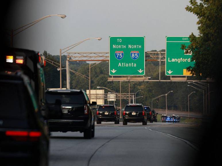 Así fue la llegada y posterior traslado de Donald Trump a la prisión en Atlanta