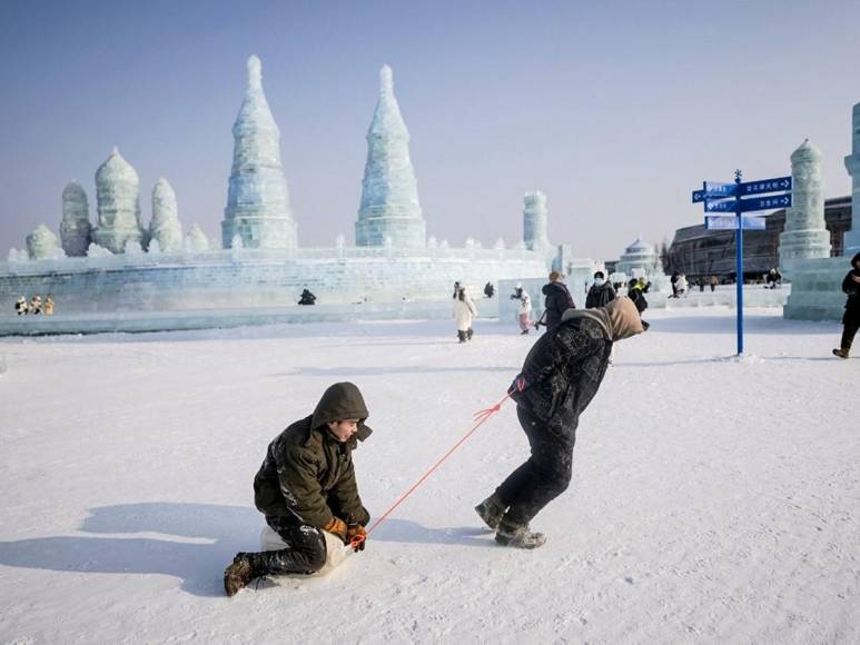 Harbin, la espectacular ciudad china que aloja el festival de nieve y hielo