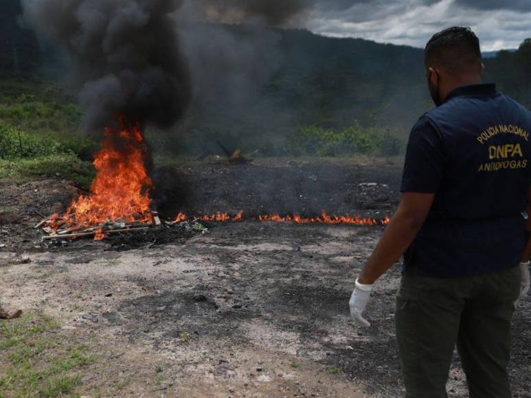 Incineran 48 kilos de cocaína decomisados en 2021; iban marcados como “Tecate”