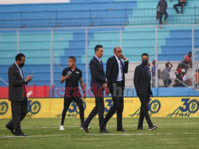 Belleza, seguridad y un estadio vacío en el clásico Motagua vs. Olimpia (FOTOS)