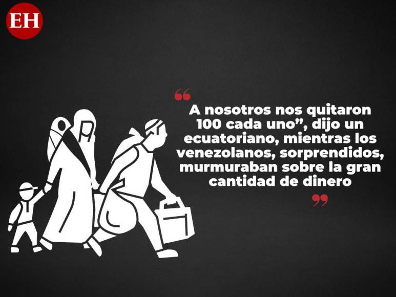 Frases intimidatorias de policías extorsionadores a migrantes en su paso por Honduras