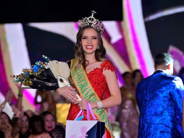 La capitalina Cecilia García, coronada Miss Grand Honduras 2024