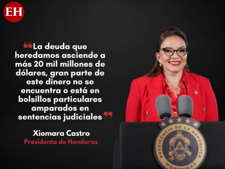 Las mejores frases del Informe de Primeros 100 Días de Gobierno de Xiomara Castro