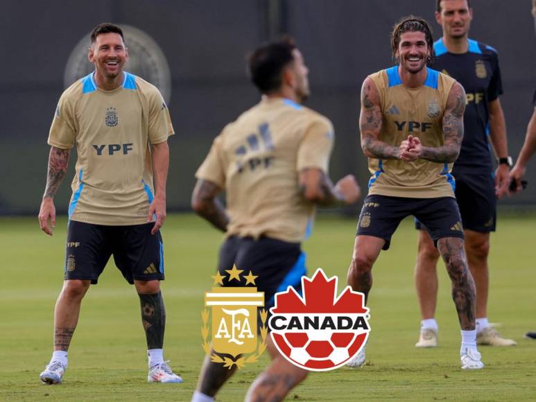 Argentina y su poderoso 11 para enfrentar a Canadá en su debut en Copa América 2024