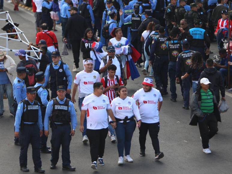 ¡Blindaje! Seguridad total para la final Olimpia vs Motagua en el Nacional