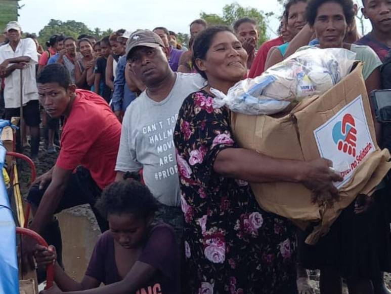 Fotos: Varias comunidades de Gracias a Dios quedaron totalmente inundadas por la tormenta Julia