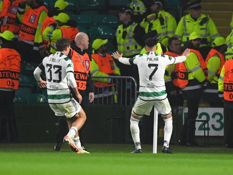 Así celebró Luis Palma su primer gol de la Champions League