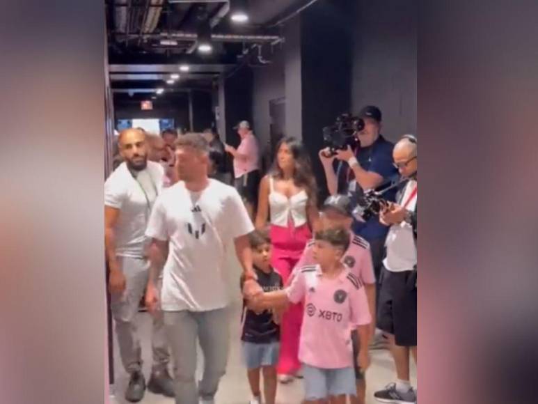 Las primeras imágenes de Messi al llegar al DRV PNK Stadium a su presentación en Inter Miami