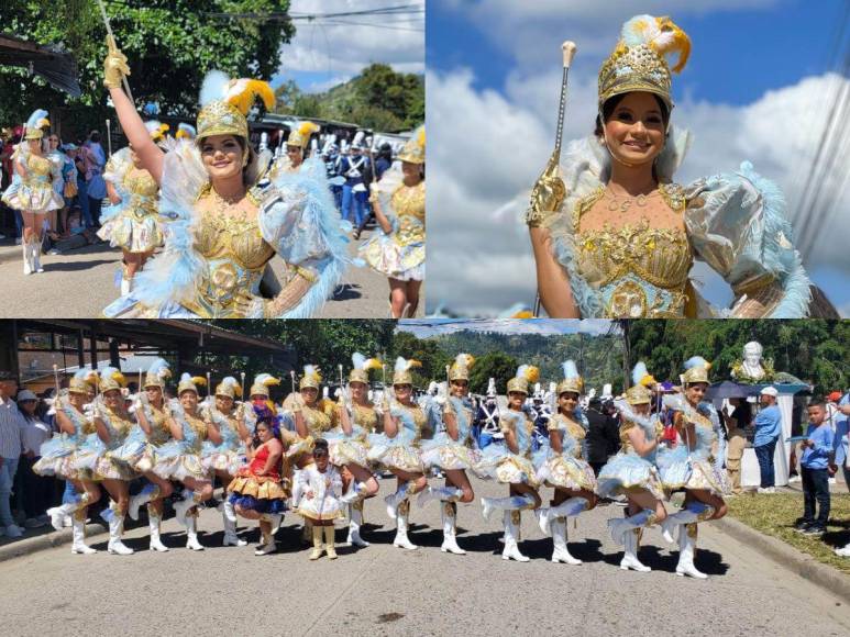 ¡Qué elegancia! Espectaculares palillonas del Instituto Cosme García de Danlí