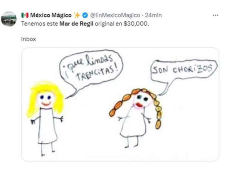 Los mejores memes que generaron las costosas pinturas de Mar de Regil