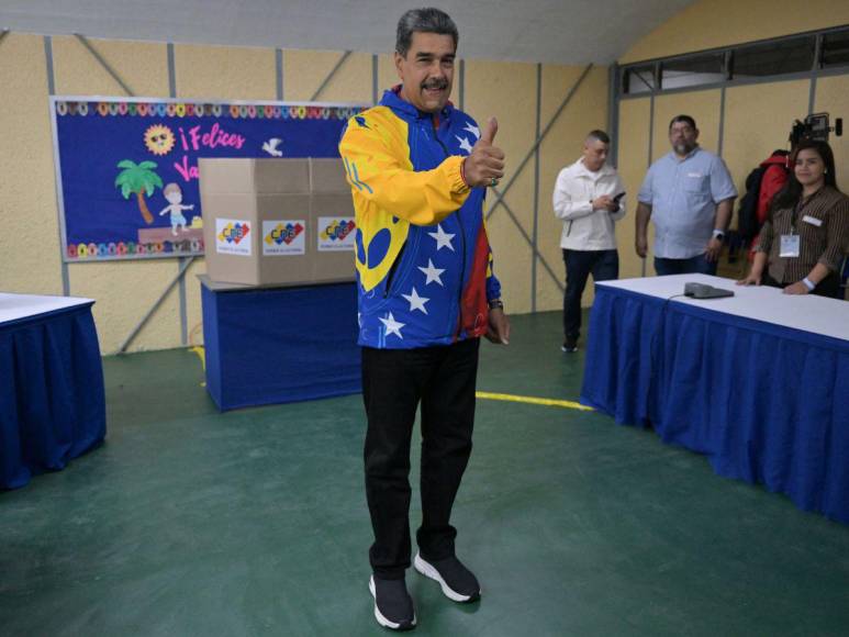 Así votaron Nicolás Maduro y Edmundo González en elecciones de Venezuela