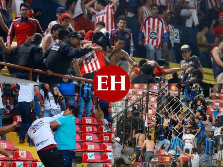 Las trágicas batallas campales entre barras y sanciones en la Liga MX