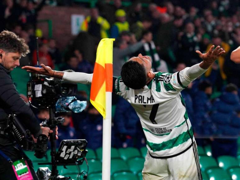 Así celebró Luis Palma su primer gol de la Champions League