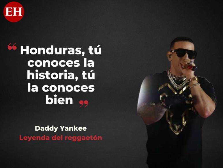 Las inspiradoras frases de Daddy Yankee durante su concierto en Tegucigalpa