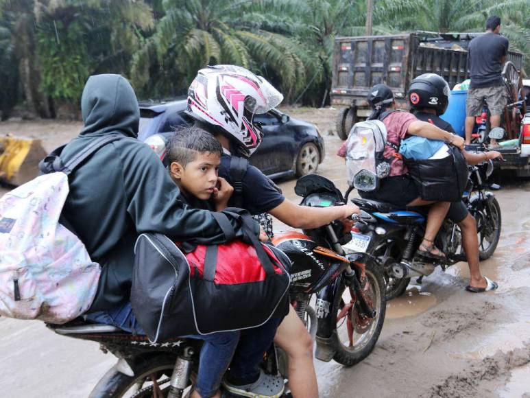 Inundaciones, desplazamientos y preparativos: Los primeros efectos del huracán Julia en Honduras