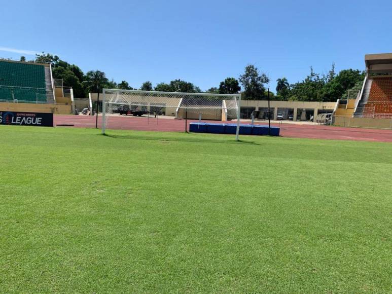 Con césped impecable y algunos descuidos: así es el Félix Sánchez, estadio donde Honduras enfrentará a Cuba