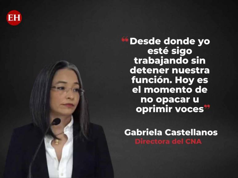 Las frases de Gabriela Castellanos sobre su salida de Honduras tras recibir amenazas