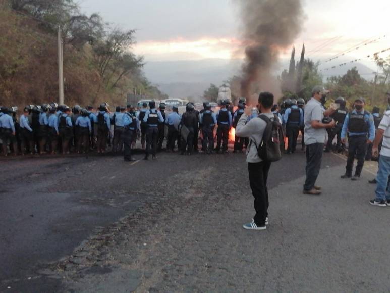 Conoce los conflictos que causaron las tomas en las salidas al sur y Olancho de la capital