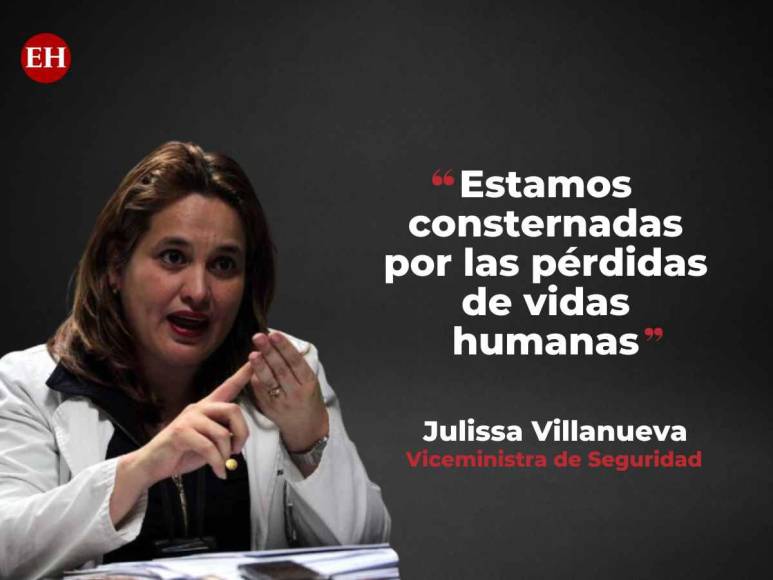 Las frases de Julissa Villanueva sobre matanza en PNFAS