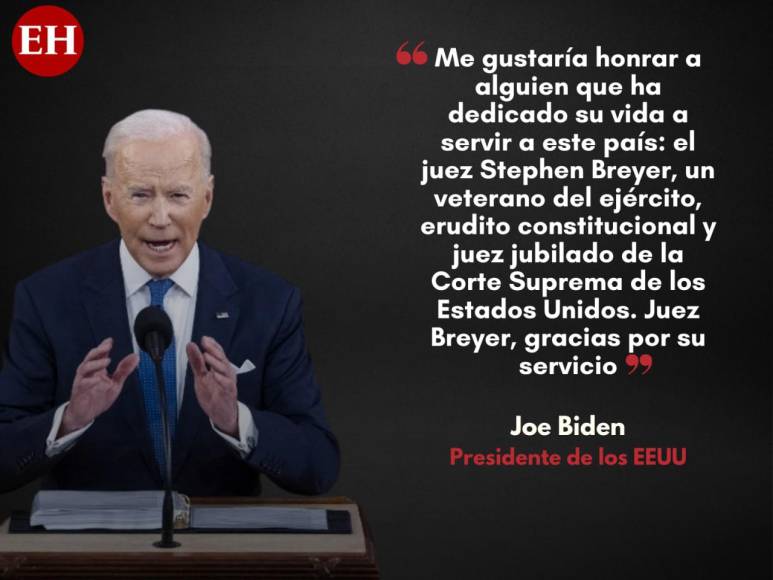 Las frases más destacadas del primer discurso del Estado de la Unión de Biden