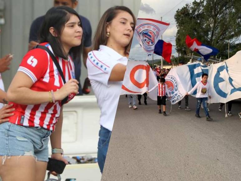 Olimpia genera ambientazo en Comayagua previo a partido contra Génesis